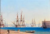 AIVAZOVSKY Ivan Constantinovich The Black Sea Fleet Enters The Port Of Sevastopol AIVAZOVSKY Ivan Constantinovich The Black Sea Fleet Enters The Port Of Sevastopol