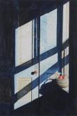 AKERS Gary Window Seat With Basket Of Fruit AKERS Gary Window Seat With Basket Of Fruit