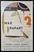 ALANDT Max Alexander A Poster For An Exhibition At The Galerie Camille Renault ALANDT Max Alexander A Poster For An Exhibition At The Galerie Camille Renault