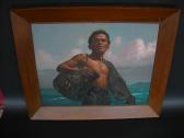 ALANO Ben Manila Fisherman Oil On Canvas Signed To Lower Left 55cm X 70cm ALANO Ben Manila Fisherman Oil On Canvas Signed To Lower Left 55cm X 70cm