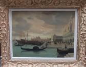 ALAUX Guillaume Soir Sur Venise, Le Palais Des Doges ALAUX Guillaume Soir Sur Venise, Le Palais Des Doges