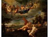ALBANI Francesco Merkur Und Apollo In Arkadischer Landschaft ALBANI Francesco Merkur Und Apollo In Arkadischer Landschaft
