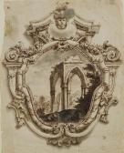 ALBERONI Giovanni Battista Paesaggio Con Architetturamonumentale ALBERONI Giovanni Battista Paesaggio Con Architetturamonumentale