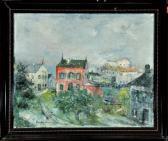 ALBERT Burger Ferdinand Ansicht Einer Ortschaft ALBERT Burger Ferdinand Ansicht Einer Ortschaft