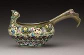 ALEKSEEV Nikolai A Cloisonne Enamel And Silver-gilt Kovsh ALEKSEEV Nikolai A Cloisonne Enamel And Silver-gilt Kovsh