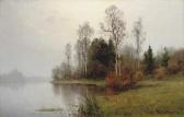 aleksei aleksandrovich pisemskii An Autumn Landscape With A Lake aleksei aleksandrovich pisemskii An Autumn Landscape With A Lake