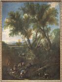 ALESSANDRO MAGNASCO E ANTONIO FRANCESCO PURUZZINI Paesaggio Con Trasportatori Di Merci E Paesaggio Con Lavandaie E Uomini A Cavallo ALESSANDRO MAGNASCO E ANTONIO FRANCESCO PURUZZINI Paesaggio Con Trasportatori Di Merci E Paesaggio Con Lavandaie E Uomini A Cavallo