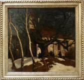 ALFRED Oesteritz Heimkehrende In Winterlandschaft ALFRED Oesteritz Heimkehrende In Winterlandschaft