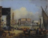ALIANI LORENZO Veduta Di Palazzo Balbi A Venezia ALIANI LORENZO Veduta Di Palazzo Balbi A Venezia