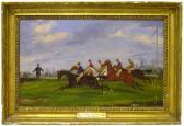 ALKEN Samuel Henry G. II Horse Racing Scene ALKEN Samuel Henry G. II Horse Racing Scene