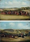 ALKEN Samuel Henry I The Start And Finish Of The Epsom Derby 1858 ALKEN Samuel Henry I The Start And Finish Of The Epsom Derby 1858