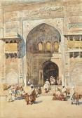 ALLAN Robert Weir Figures On The Steps Of The Masjid Wazir Khan, Lahore ALLAN Robert Weir Figures On The Steps Of The Masjid Wazir Khan, Lahore