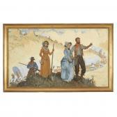ALLEN James Edward Settlers And Wagon Train ALLEN James Edward Settlers And Wagon Train