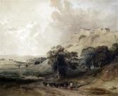 ALLEN Joseph William Cattle Drover In A Landscape ALLEN Joseph William Cattle Drover In A Landscape