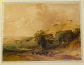 ALLEN Joseph William Cattle Drover On A Lane ALLEN Joseph William Cattle Drover On A Lane