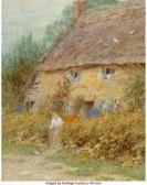 ALLINGHAM Helen A Dorset Cottage, Symondbury ALLINGHAM Helen A Dorset Cottage, Symondbury