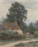 ALLINGHAM Helen Outside A Country Cottage, Near Witley, Surrey ALLINGHAM Helen Outside A Country Cottage, Near Witley, Surrey