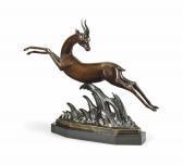 ALLIOT Lucien Charles E. A Leaping Gazelle ALLIOT Lucien Charles E. A Leaping Gazelle