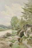 ALLONGE Auguste Rochers En Bord De Rivière ALLONGE Auguste Rochers En Bord De Rivière