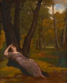 ALLSTON Washington Una Sleeping In A Wood ALLSTON Washington Una Sleeping In A Wood