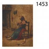 ALMERIA Antonio Bedmar Iribarne Mujer Cosiendo ALMERIA Antonio Bedmar Iribarne Mujer Cosiendo