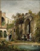 ALOTT Robert By The Garden Wall
Huntsmen At The Garden Edge ALOTT Robert By The Garden Wall
Huntsmen At The Garden Edge