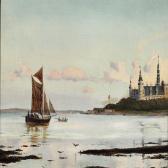 ALTAMURA Ioannis, Jean View Of Øresund With Kronborg Castle ALTAMURA Ioannis, Jean View Of Øresund With Kronborg Castle