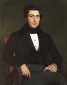 AMANS Jacques Guillaume L. Portrait Of A Louisiana Gentleman AMANS Jacques Guillaume L. Portrait Of A Louisiana Gentleman