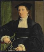 AMBERGER Christoph Portrait Of Barbara Schwarz, Half-length AMBERGER Christoph Portrait Of Barbara Schwarz, Half-length