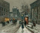 AMEGLIO Merio Winter Paris Street Scene AMEGLIO Merio Winter Paris Street Scene