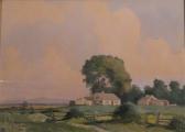 AMICK Robert Wesley Farmhouse In Countryside AMICK Robert Wesley Farmhouse In Countryside