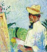 AMIET Cuno Self Portrait With Hat AMIET Cuno Self Portrait With Hat