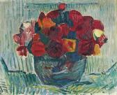 AMIET Cuno Vase Mit Blumenstrauss AMIET Cuno Vase Mit Blumenstrauss