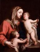 AMIGONI Jacopo Madonna Col Bimbo E San Giovannino AMIGONI Jacopo Madonna Col Bimbo E San Giovannino