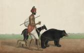 AMIR OF KARRAYA Shaikh Muhammad A Travelling Juggler With His Dancing Bear, Monkey And Goat AMIR OF KARRAYA Shaikh Muhammad A Travelling Juggler With His Dancing Bear, Monkey And Goat