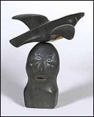 AMITOOK Isaac Canadian Indigenous
Bird On Man's Head AMITOOK Isaac Canadian Indigenous
Bird On Man's Head