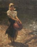 AMORSOLO Fernando Cueto Girl With A Banga AMORSOLO Fernando Cueto Girl With A Banga