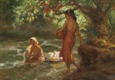 AMORSOLO Fernando Cueto Girls Washing In The River AMORSOLO Fernando Cueto Girls Washing In The River