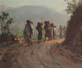 AMORSOLO Fernando Cueto Igorot From The Hills, Baguio AMORSOLO Fernando Cueto Igorot From The Hills, Baguio