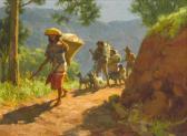 AMORSOLO Fernando Cueto Returning From The Fields/igorot AMORSOLO Fernando Cueto Returning From The Fields/igorot