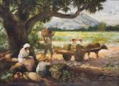 AMORSOLO Fernando Cueto Under The Mango Tree AMORSOLO Fernando Cueto Under The Mango Tree
