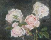 ANCHER Helga Still Life With Pale Pink Roses ANCHER Helga Still Life With Pale Pink Roses