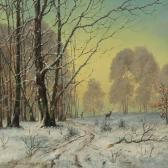 andersen a. Winter Day In A Forest, Sunshine andersen a. Winter Day In A Forest, Sunshine