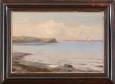 ANDERSEN Julius Coastal Scenery With A View To A City ANDERSEN Julius Coastal Scenery With A View To A City