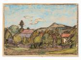 ANDERSEN Robin Christian Village Landscape ANDERSEN Robin Christian Village Landscape