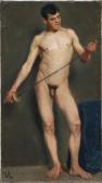 ANDERSEN Valdemar Male Nude Holding A Rapier ANDERSEN Valdemar Male Nude Holding A Rapier