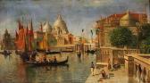 ANDERSON William Livingstone Venetian Canal Scene ANDERSON William Livingstone Venetian Canal Scene