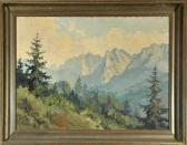 ANDOK von Ludwig Bergwald Mit Blick Auf Gebirgskette ANDOK von Ludwig Bergwald Mit Blick Auf Gebirgskette