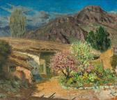 ANGANUZZI Mario Nicolás Paisaje Con Montañas ANGANUZZI Mario Nicolás Paisaje Con Montañas