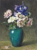 ANGELL COLEMAN Helen Cordelia Pinks And Larkspur ANGELL COLEMAN Helen Cordelia Pinks And Larkspur